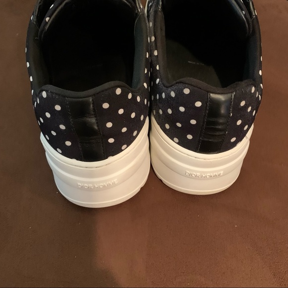 Dior Hommes Men's Polka Dot Trainers - Picture 5 of 10